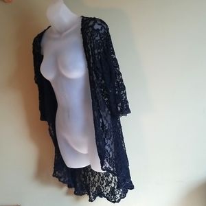 Womens Baluoke See Thru 3/4 Sleeve